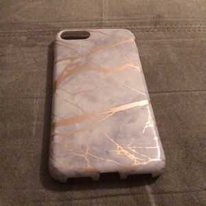 iPhone 7 Rose Gold Marble Case